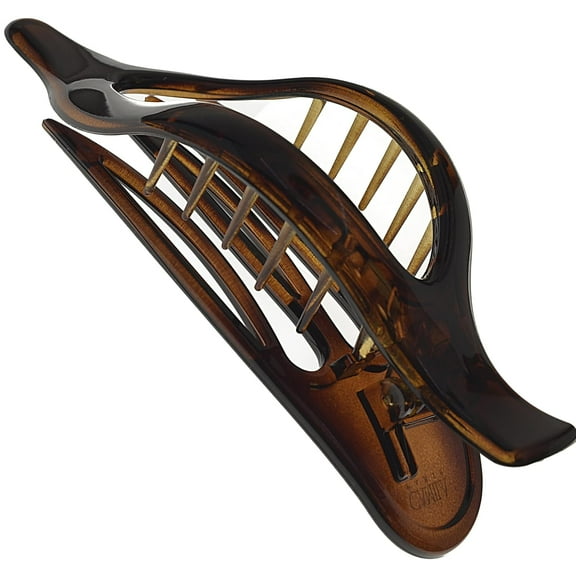 Camila Paris CP2399 French Hair Clips, Large Side Slide Hair Clips for Long Curly Wavy Hair, Strong Hold No Slip Grip, Girls Hair Claw Clips for Women, Styling Girls Hair Accessories, Made In France