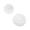 thumbnail image 3 of Sellador al vacío de tarros Universal, sellador de tarros de silicona para botellas de vidrio de boca ancha regulares, color blanco, 2 uds., 3 of 14