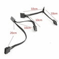 thumbnail image 2 of 4X Câble d'Alimentation 4Pin IDE vers 5 Ports 4Pin Molex vers Multi Port SATA Fil 18AWG pour Disque Dur HDD SSD PC, 2 of 5