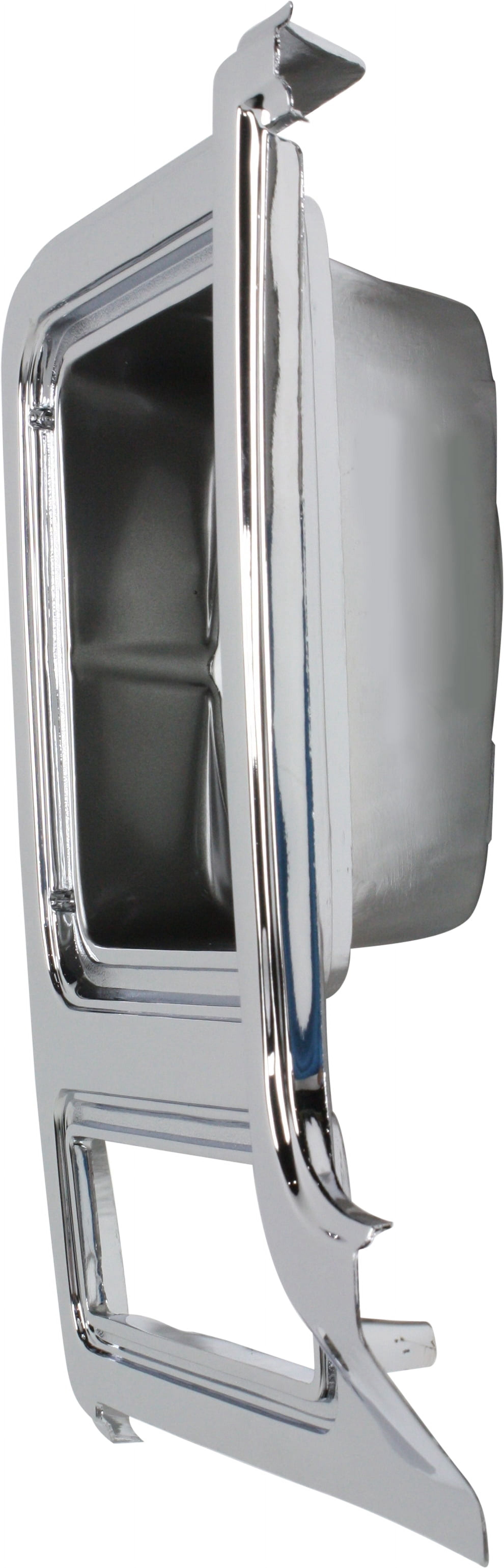 Replacement 6733 Headlight Door Compatible For 1979-1980 GMC Jimmy Chevrolet C10 Right Passenger Chrome and painted-dark argent