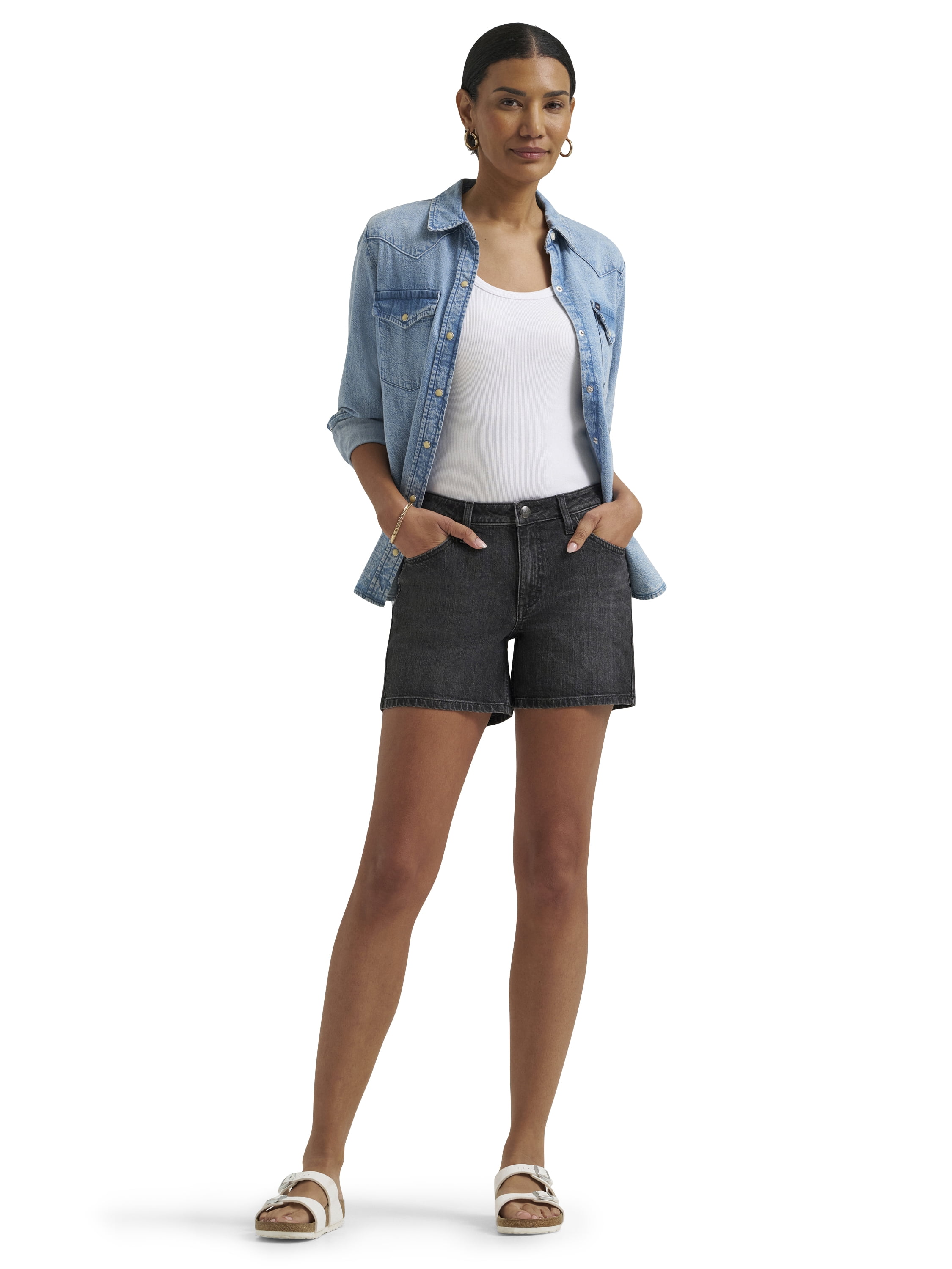 Lee® Women's Mid Rise 5" Short, Sizes 2-20