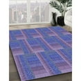 thumbnail image 3 of Ahgly Company Machine Washable Indoor Rectangle Transitional Deep Periwinkle Purple Area Rugs, 2' x 4', 3 of 7