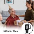 thumbnail image 3 of Old Lives Matter Birthday Gifts for Men Unique, Funny Gifts for Dad, Him, Grandpa, Old Man, Retirement Gifts for Men - American Flag 40oz Tumbler with Handle and Straw, 3 of 6