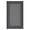Black Grey, variant on Modern 9'x18'Geometric Framed Plain Color Foldable Outdoor Rug Waterproof UV-Resistant Reversible Mat for Patio Picnic & RV,Black Grey