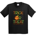thumbnail image 3 of Inktastic Trick or Treat Now Gimme Candy with Halloween Pumpkin Youth T-Shirt, 3 of 5