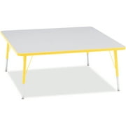 Elementary Height Color Edge Square Table