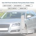 thumbnail image 2 of Unique Bargains Gear Shift Panel Handbrake Parking Brake Button Sticker for Audi A3 S3 2014-2020 Console Interior Trim P A Button 1 Set Silver Tone, 2 of 6