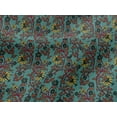thumbnail image 4 of oneOone Viscose Jersey Fabric Leaves & Floral Block Print Sewing Fabric BTY 60 Inch Wide, 4 of 5