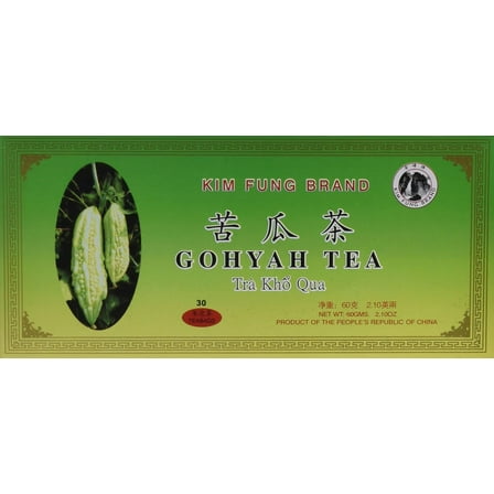 Kim Fung Brand Gohyah Tea (Tra Kho Qua) 30 teabags