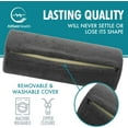 TRAHOORound Cervical Roll Cylinder Bolster Pillow with Removable