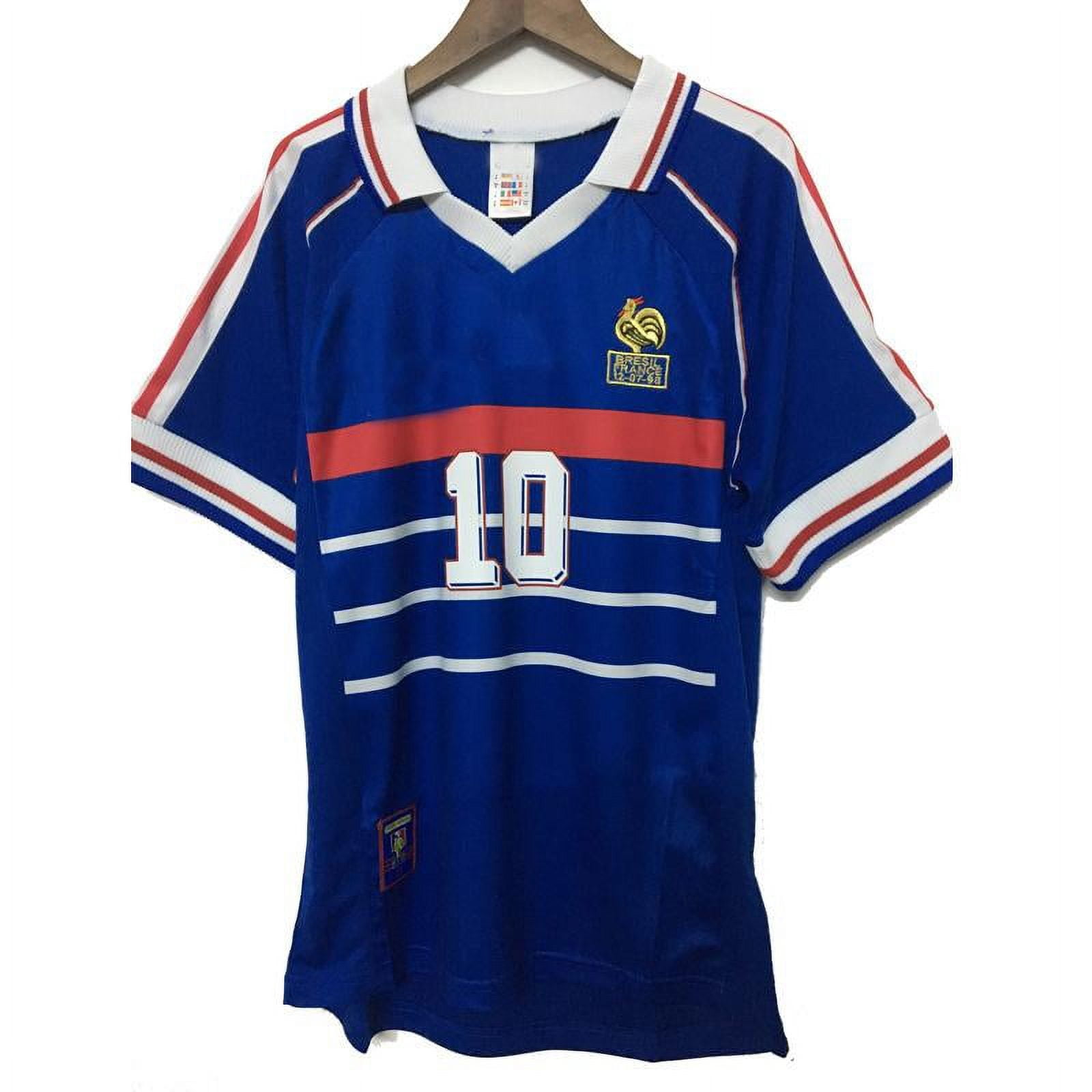 Retro Jersey 1998 France World Cup Home Short Sleeve Soccer