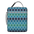 thumbnail image 4 of Colorful Checkered Insulated Lunch Box Teen Reusable Lunch Tote Bag with Detachable Handle Cooler Tote Bag School Travel, 4 of 5