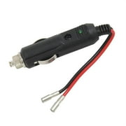 TruckSpec 12-Volt Fused Replacement Cigarette Lighter Plug with Leads 12-Volt