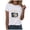 White, variant on Duqingm America 250 Tshirt Women's 250th America Anniversary Casual Printed Crew Neck T-Shirt USA Flag Tee 250 Years of Freedom Shirt Pink,XL