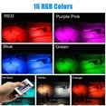 thumbnail image 4 of Led Light Strip,Car LED Strip Lights 4pcs 36 LED Multicolor Music Car Interior Atmosphere Lights, USB LED Strip for Car TV Home with Sound Active Function with Remote Control, 4 of 8