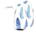 thumbnail image 4 of LAKIMCT Bird Blue Feathers Car Seat Covers Vehicle Front Seat Covers Universal Fit Seat Protector, 4 of 9