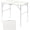 White, variant on WSWJY 3FT Small Camping Folding Table Adjustable Height Aluminum Folding Table for Picnic Party BBQ, Plastic RV Suitcase Table Portable Lightweight Fold Up Utility Outdoor Tables