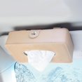 thumbnail image 4 of Caja de pañuelos de cuero, visera colgante, techo corredizo colgante, caja de pañuelos de coche B Afortunado Sencillez, 4 of 4