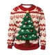 thumbnail image 3 of Suéteres navideños feos, jerséis verdes, sudaderas con estampado divertido en 3D para fiestas navideñas, sudaderas para fiestas, cumpleaños, Navidad 2024, 3 of 5
