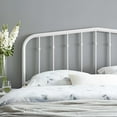 thumbnail image 3 of Modway Lennon Twin Metal Headboard in White, 3 of 8