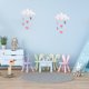 thumbnail image 4 of GOOHOCHY Decoración colgante de nube con gotas de lluvia para habitación de bebé (DIY) Decoración para habitación infantil para baby shower (corazón de amor), 4 of 8