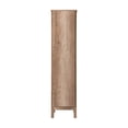 thumbnail image 4 of Elegant Kitchen and Bath 16 Inch Wide Bathroom Linen Storage Freestanding Cabinet In Natural Oak, 4 of 10
