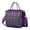 Purple-3, variant on Starry Night Galaxy Insulated Lunch Tote – Leakproof and Waterproof Cooler Bag with Celestial Patterns for Space Fans and Sci-Fi Enthusiasts