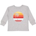 thumbnail image 3 of Inktastic San Diego California Vacation Retro Sunset Boys or Girls Long Sleeve Toddler T-Shirt, 3 of 5