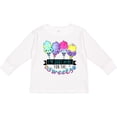 thumbnail image 3 of Inktastic I'm Just Here for the Sweets with Spun Sugar Candy Boys or Girls Long Sleeve Toddler T-Shirt, 3 of 5