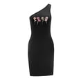 thumbnail image 4 of Vestido de mujer con hombros descubiertos, ropa de primavera, vestido informal para desplazamientos a la oficina XL, 4 of 7