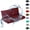Claret, variant on Outdoor Loveseat Cushion Set, 48" x 24" Waterproof Patio Furniture Cushions with Removable Cover, Ties and Hidden Zipper, Patio Love Seat Sofa Cushions(Red)
