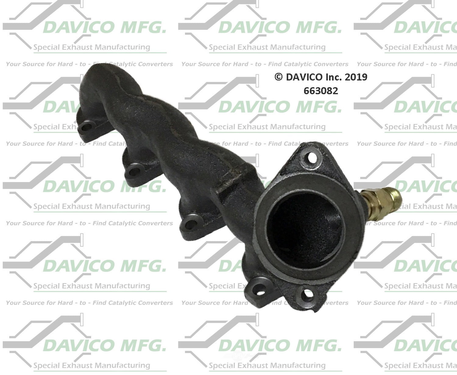Davico Mfg 663082 Stand alone Exact-Fit exhaust manifold