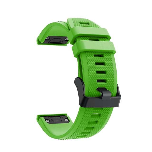 22MM Black Silicone Watch Strap Quick Release Stylish Durable Comfortable Universal For Watches
