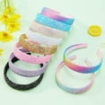 thumbnail image 4 of Glittery Hairband For Women 25cm Wide Sparkly Headband High Hairline Fashion Accessory Colorful Hair Clip Barrettes, 4 of 4
