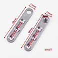 thumbnail image 2 of Bisagras ocultas giratorias de 360 ​​grados de acero inoxidable de 4 piezas, bisagras de pivote de puerta Accesorios para puertas de ventana de cajón de acero inoxidable (pequeño), 2 of 5