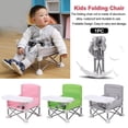thumbnail image 2 of Silla comedor para niños ZHAOCHENG con bandeja elevador plegable rosa, 2 of 5