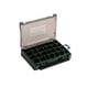 thumbnail image 1 of Wosthever Caja de pesca, caja de almacenamiento para cebo, accesorios para señuelos, organizador de compartimentos dobles, anzuelo transparente, Pescar Verde Grande, 1 of 6