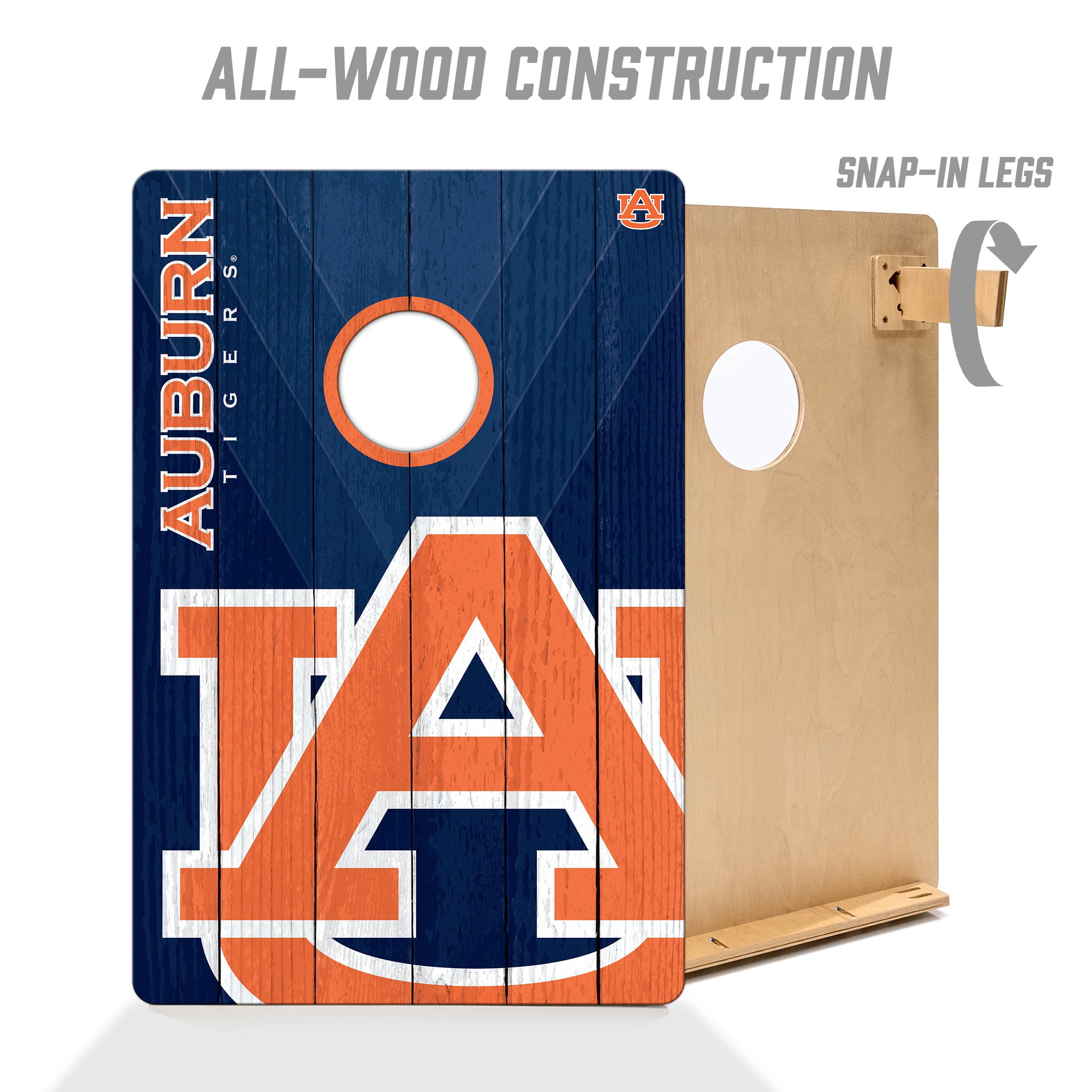 YouTheFan NCAA Auburn Tigers 2' x 3' Cornhole Game No Bags