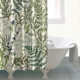 thumbnail image 4 of Waterproof Beautiful Colorful Floral Shower Curtain 72x72 Inch Boho Style Polyester Unique Shower Curtain for Bathroom Hotel Home Decor with 12 Plastic Hooks, 4 of 5