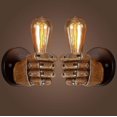 thumbnail image 1 of Aplique de pared, lámpara de pared industrial vintage Base de bombilla Edison E27 para pasillo Cocina Dormitorio Restaurante Café Iluminado (mano izquierda + plataforma Kuyhfg Bienvenido a Kuyhfg, 1 of 5