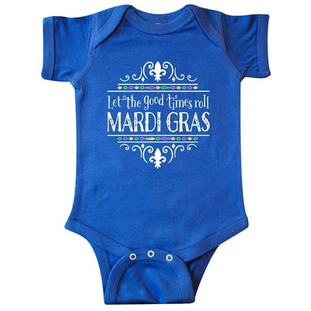 

Inktastic Let the Good Times Roll Mardi Gras Gift Baby Boy or Baby Girl Bodysuit