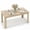 Oak, variant on Costway 63" Dining Table Rectangular Modern Kitchen Table For 6 People Home Furniture Oak