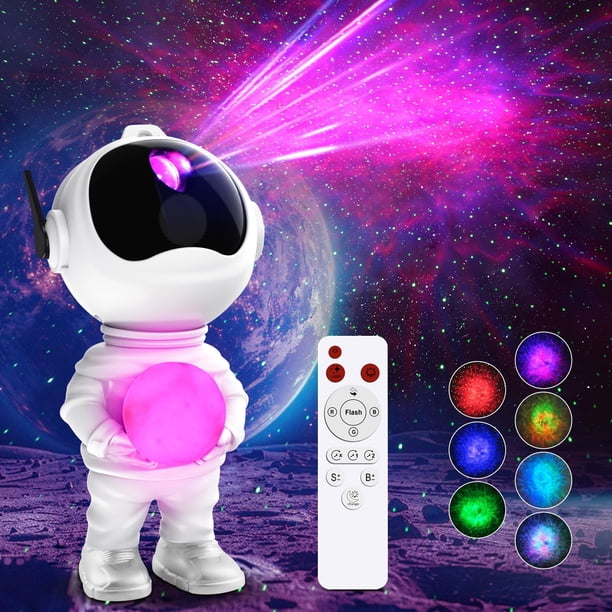Proyector Galaxy YOVAKO 3 en 1 con lámpara lunar de 8 colores para niños
