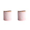thumbnail image 2 of Monstrate Cerámica Fluent Line Portaescobillas de cerámica para pinceles de maquillaje Artesanía exquisita Gran capacidad Estilo único Gran Rosa 1 2Conjunto, 2 of 6