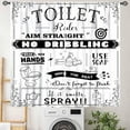 thumbnail image 4 of Laundry Room Curtains for Windows,Rustic Farmhouse Dry Wash Fold Repeat Country Wood Window Treatments Bedroom Living Room Bathroom Room Curtain 2 Panel,42X63 Inch, 4 of 6