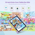 thumbnail image 7 of AEEZO Kids Tablet, 10 Inch Android 14 Tablet for Kids Ages 3-12, Octa-Core 8+64GB, 1 TB Expandable,Parental Control, Pre-Installed KIDOZ with Shockproof Case (Purple), 7 of 7