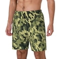 thumbnail image 5 of Mens Swim Trunks Army Camouflage Quick Dry Board Shorts with Compression Liner, 5 of 6