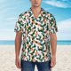 thumbnail image 2 of Balery Cactuses Camisas hawaianas de manga corta para hombre, camisas playeras de corte holgado, camisas de vacaciones con botones,X-Large, 2 of 7