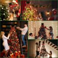 thumbnail image 4 of Sombrero con diseño de árbol de Navidad iluminado y proyector de copos de nieve, 4 of 7