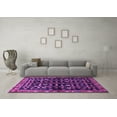 thumbnail image 3 of Ahgly Company Indoor Rectangle Persian Purple Traditional Area Rugs, 7' x 9', 3 of 4
